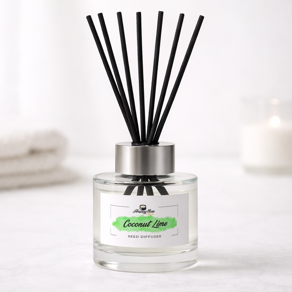Coconut & Lime Reed Diffuser - HappyNose Candles