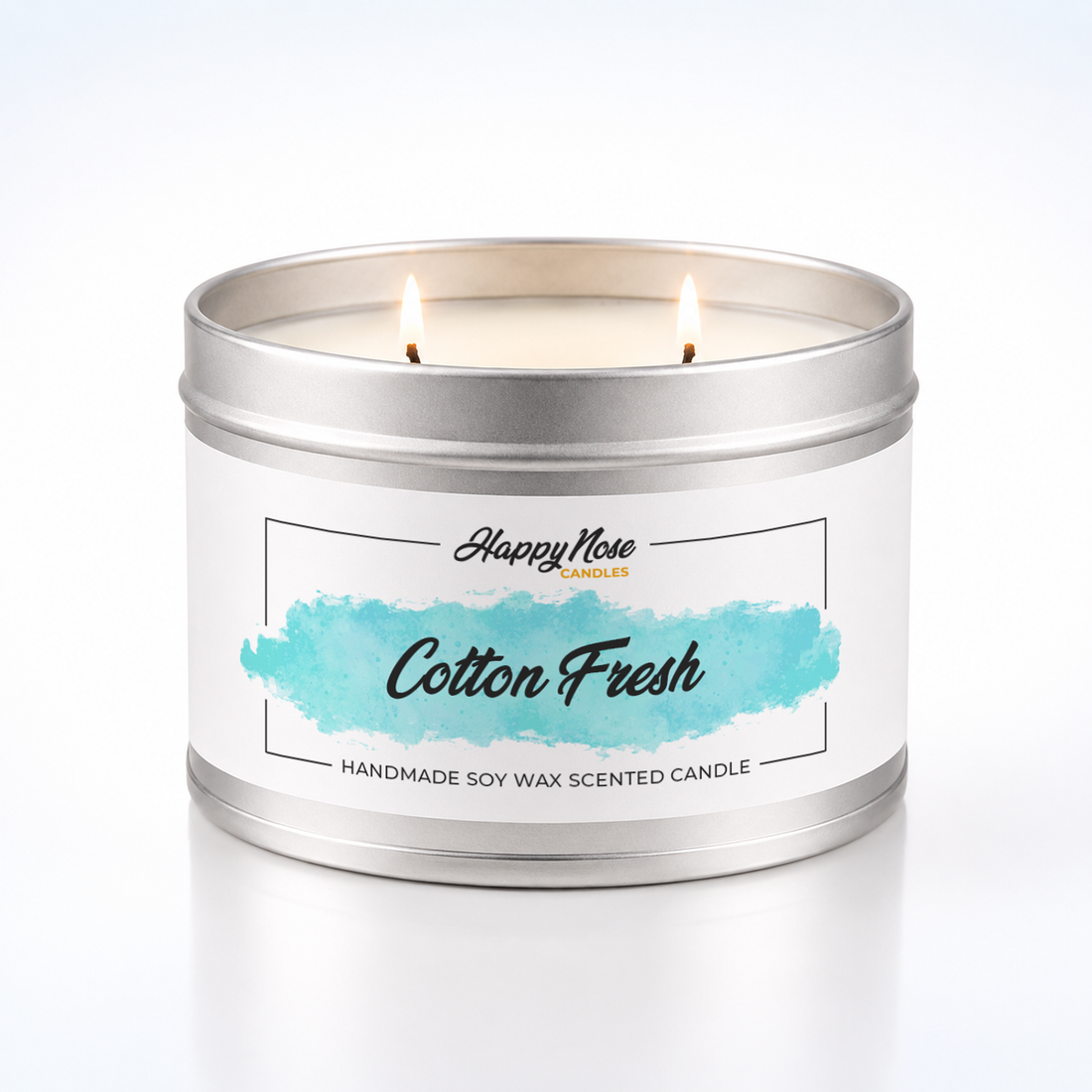 Cotton Fresh Large Double Wick Candle