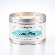 Cotton Fresh Large Double Wick Candle