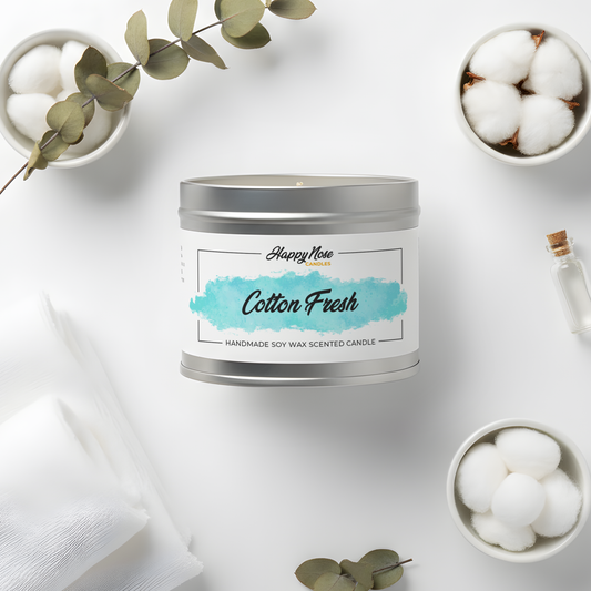 Cotton Fresh Scented Candle