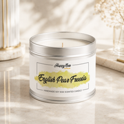 English Pear & Freesia Scented Candle