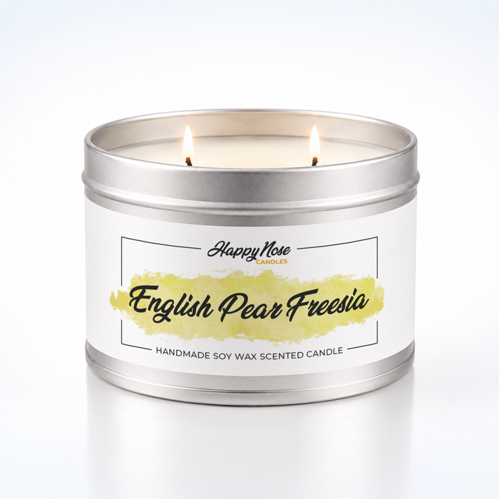 English Pear & Freesia Large Double Wick Candle