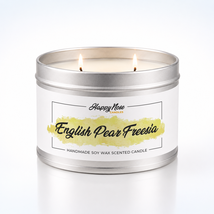 English Pear & Freesia Large Double Wick Candle