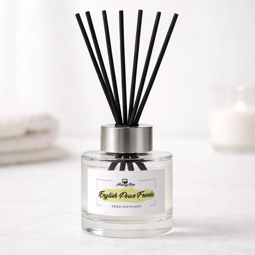 English Pear & Freesia Reed Diffuser - HappyNose Candles