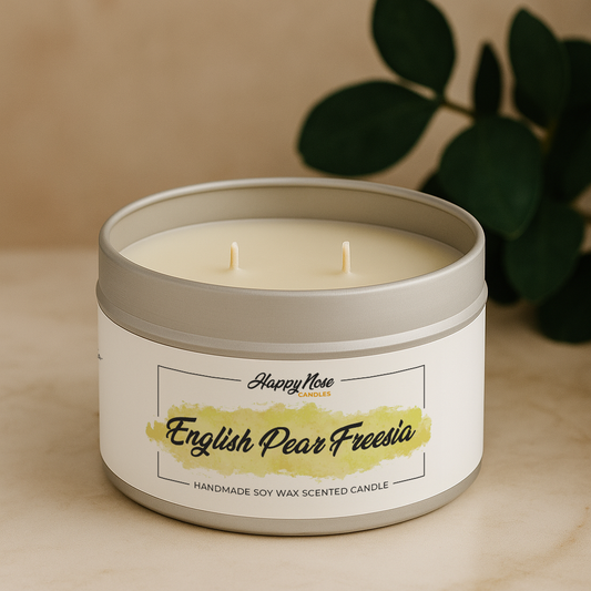 English Pear & Freesia Large Double Wick Candle