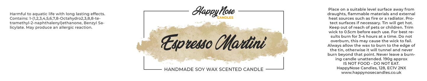 Espresso Martini Scented Candle - HappyNose Candles