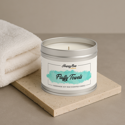 Fluffy Towels Scented Candle - HappyNose Candles
