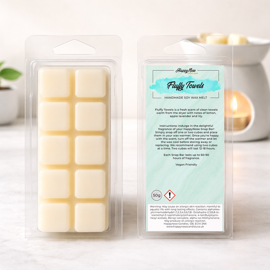 Fluffy Towels 10 Cube Wax Melt - HappyNose Candles