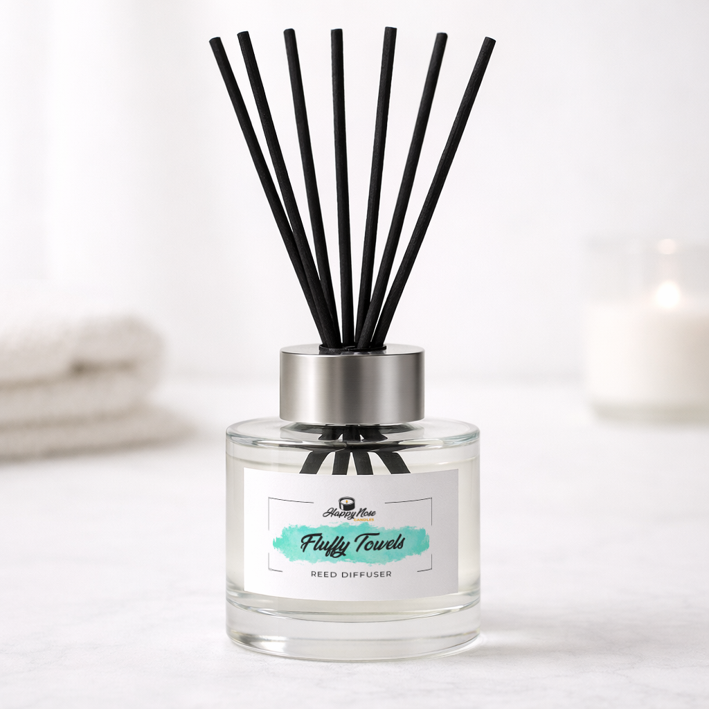 Fluffy Towels Reed Diffuser - HappyNose Candles