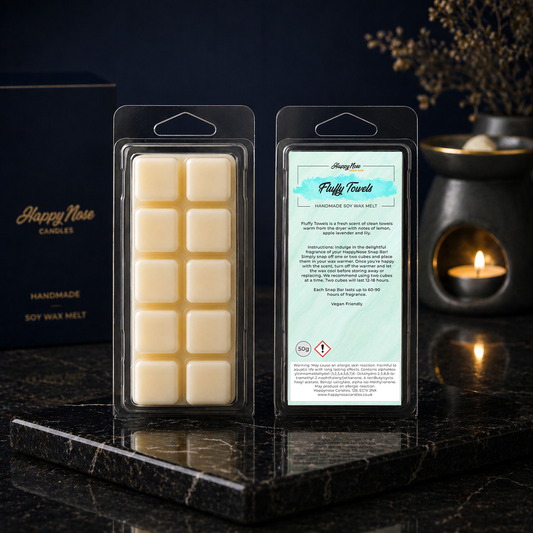 Fluffy Towels 10 Cube Wax Melt - HappyNose Candles