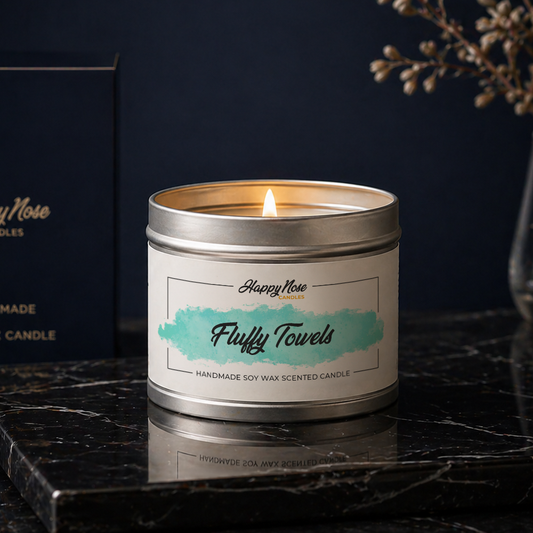 Fluffy Towels Scented Candle - HappyNose Candles