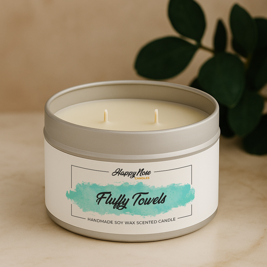 Fluffy Towels Large Double Wick Candle