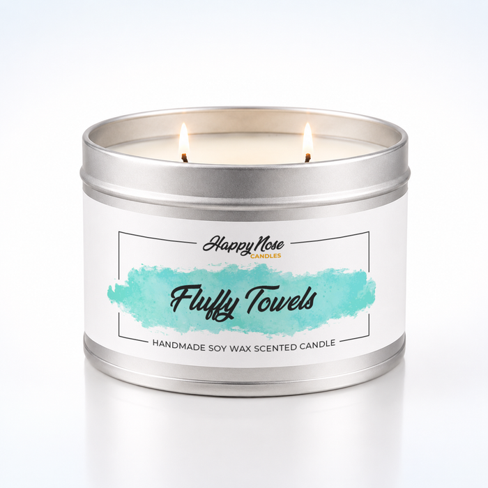 Fluffy Towels Large Double Wick Candle