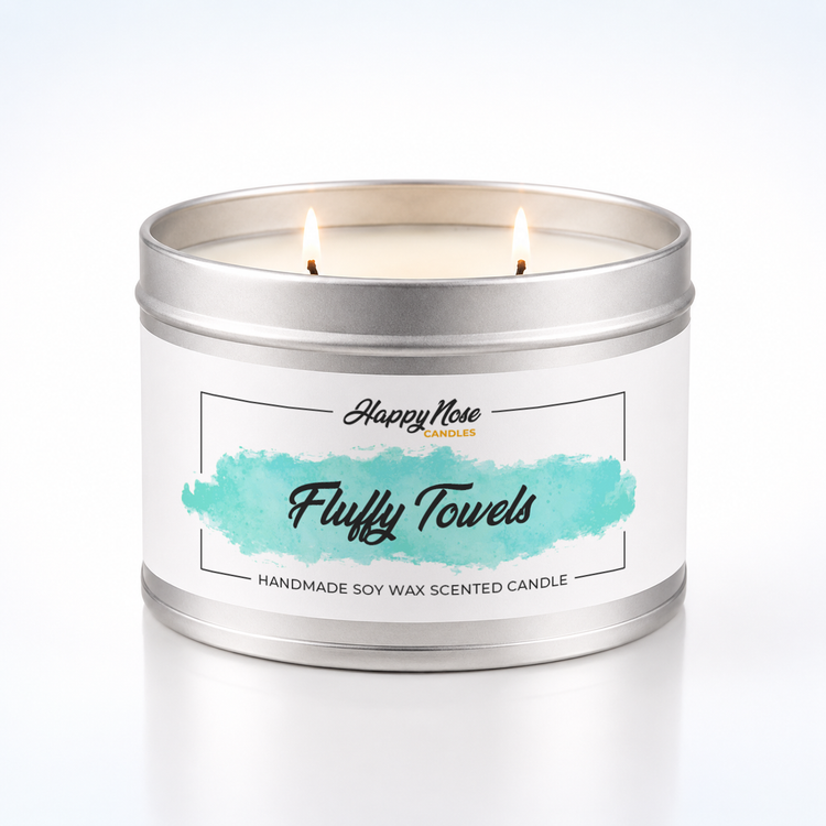 Fluffy Towels Large Double Wick Candle