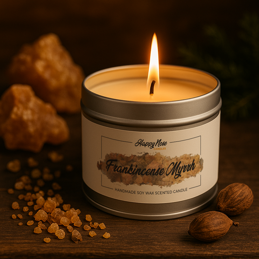 Frankincense & Myrrh Scented Candle