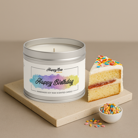 Happy Birthday (Birthday Cake) Scented Candle - HappyNose Candles