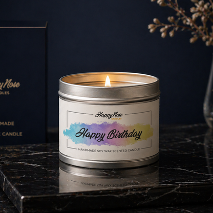 Happy Birthday (Birthday Cake) Scented Candle - HappyNose Candles