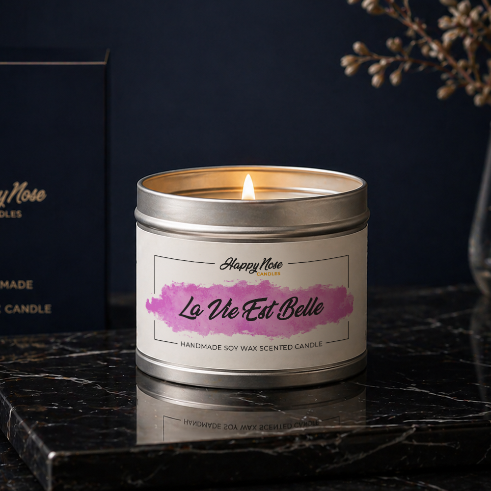 La Vie Est Belle Scented Candle - HappyNose Candles