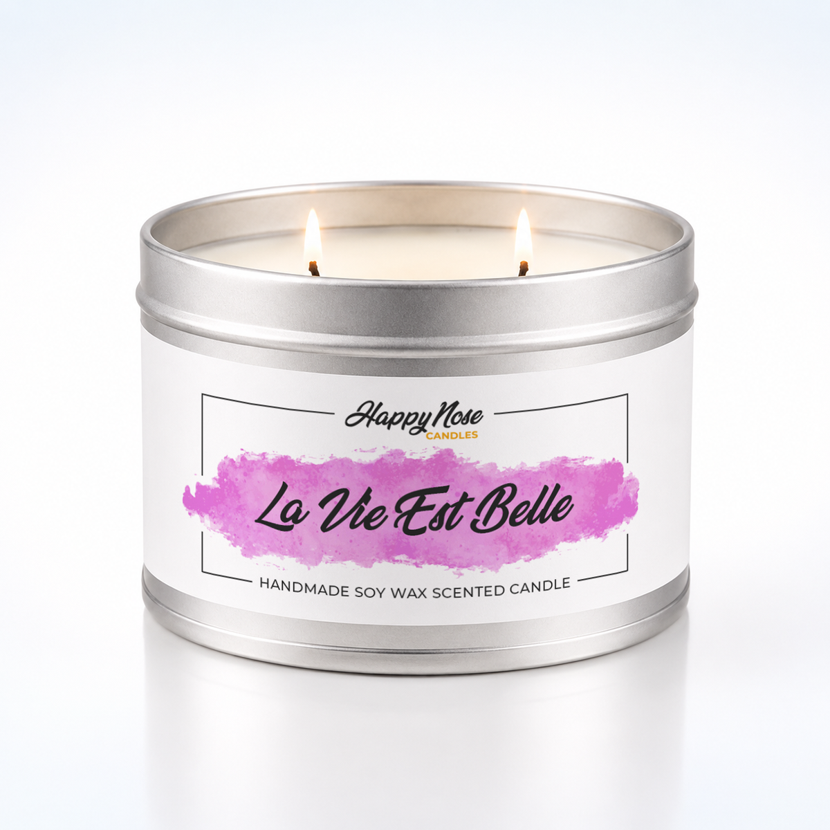 La Vie Est Belle Large Double Wick Candle