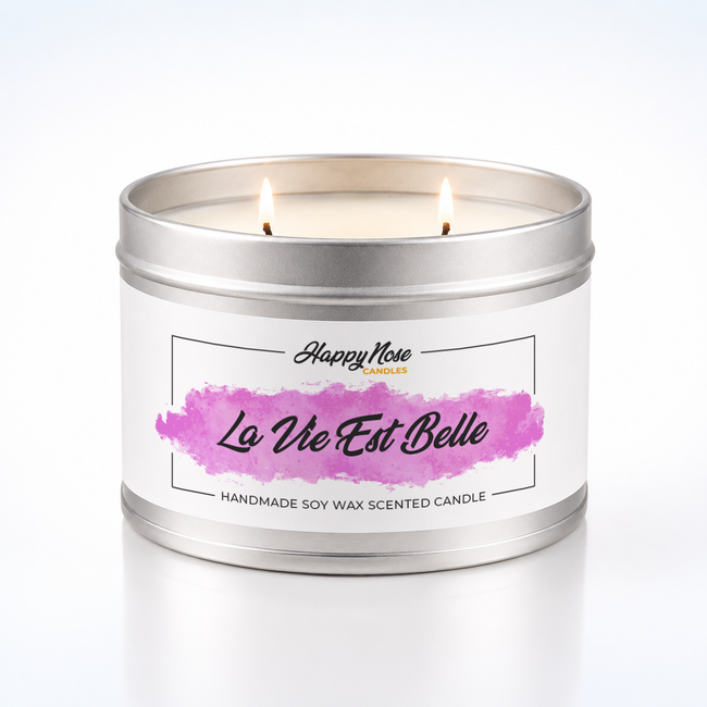 La Vie Est Belle Large Double Wick Candle