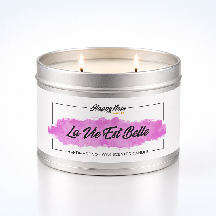 La Vie Est Belle Large Double Wick Candle