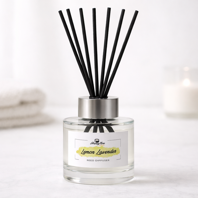 Lemon Lavender Reed Diffuser - HappyNose Candles