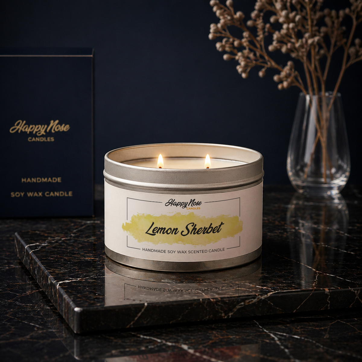 Lemon Sherbet Large Double Wick Candle