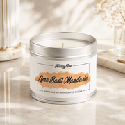 Lime Basil Mandarin Scented Candle