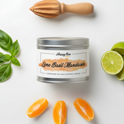 Lime Basil Mandarin Scented Candle