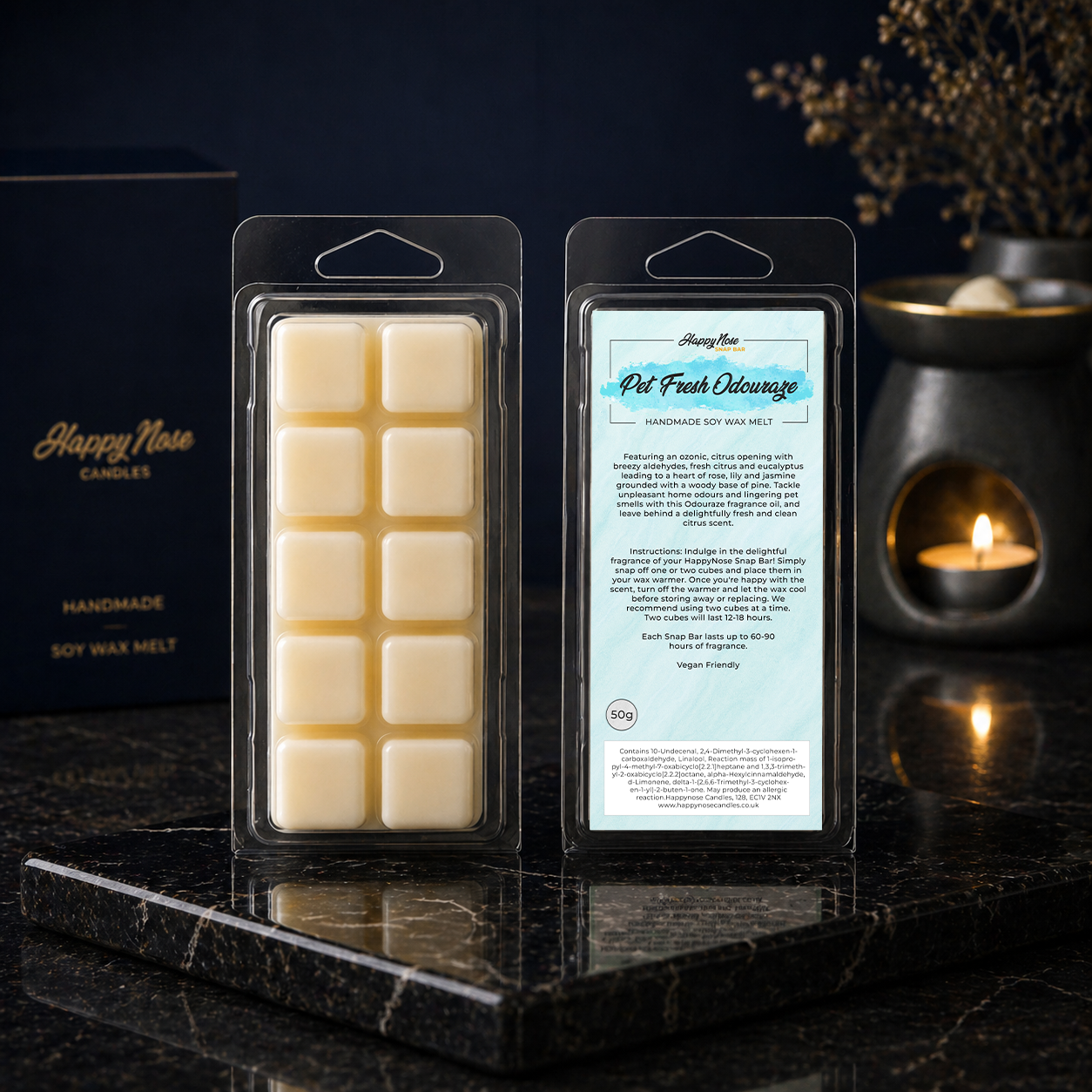 Pet Fresh Odouraze 10 Cube Wax Melt - HappyNose Candles