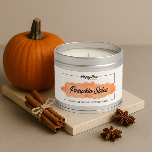 Pumpkin Spice Scented Candle - HappyNose Candles