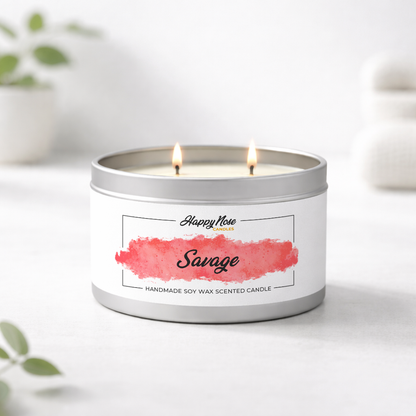 Savage Large Double Wick Candle - HappyNose Candles