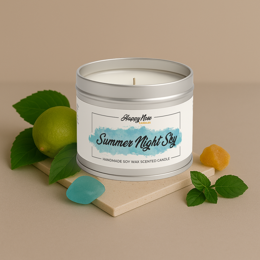 Summer Night Sky Scented Candle - HappyNose Candles
