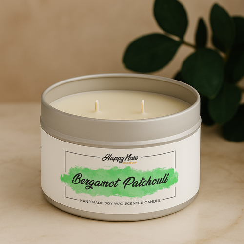 Duftkerze mit Zitronen-Lavendel-Duft